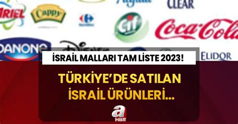 israil markali ürünleri 2022.